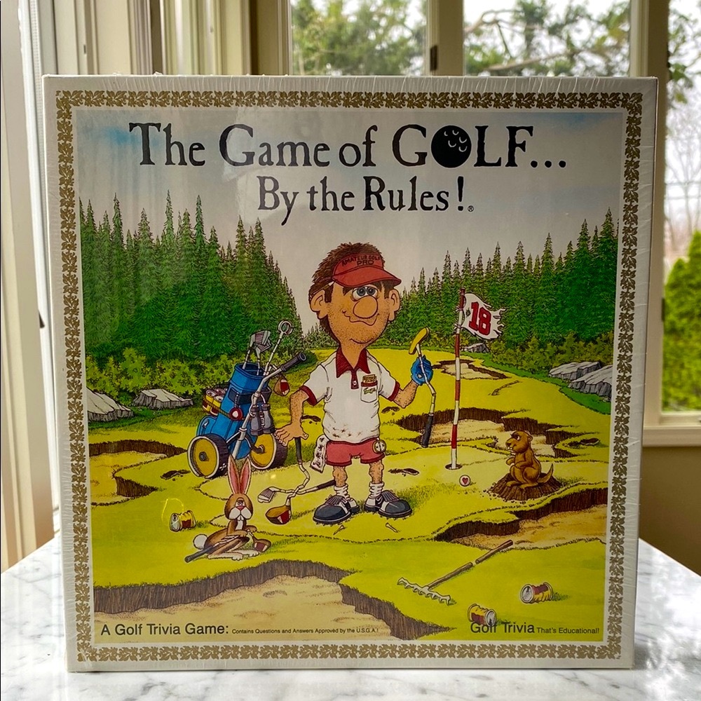 ⛳️ • The Game of Golf by the Rules! • 1989 • Golf trivia board game • NWT